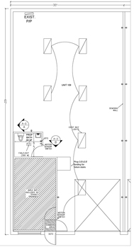 Floorplan for Unit #109